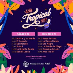 Azul Tropical Fest: 28 y 29 de enero